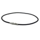 Phiten Unisex Adult Titanium Necklace RAKUWA Neck X50 AG Knurled Black/50cm