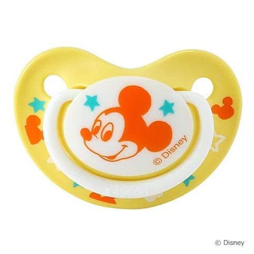 Pigeon Pacifier Fun Friends 0-3 months S size Mickey pattern silicone - WAFUU JAPAN
