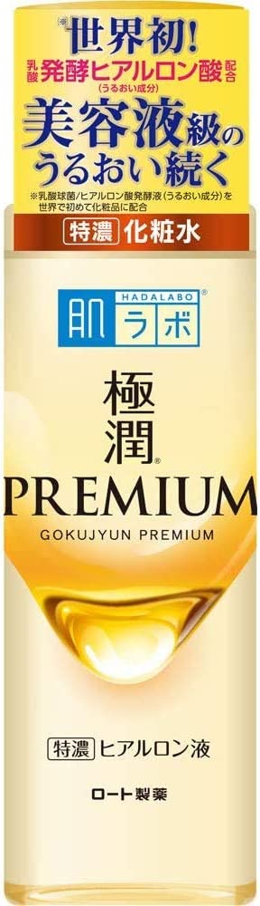 ROHTO Hada Labo Gokujun Premium Hyaluron Face Lotion - 170ml - WAFUU JAPAN