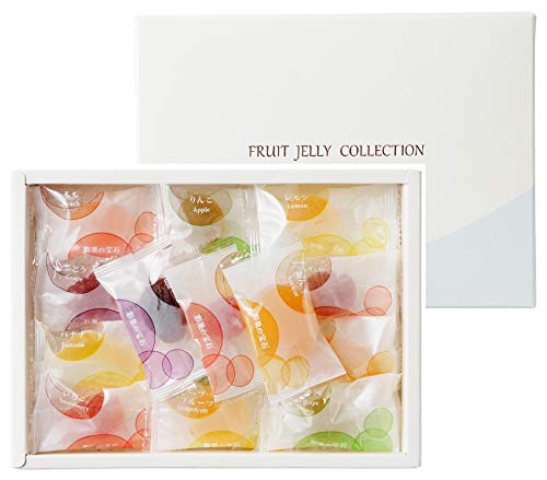 Saika no Gemstone Fruit Jelly Collection 1 box (22 pieces of 15 kinds) - WAFUU JAPAN