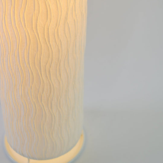 Saikou Design Washi Lighting Cylindrical Floor Light Fold Washi VF-2054 Made in JAPAN - WAFUU JAPAN