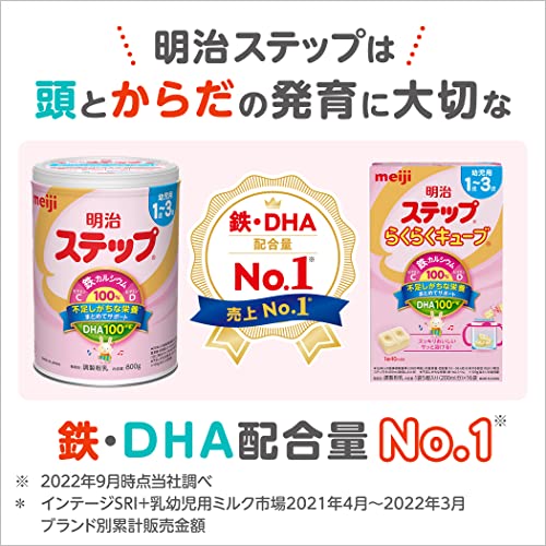 【SALE】Meiji Step Raku-Raku Cube Powder 28g x 48 bags Toddler 1-3 years - WAFUU JAPAN