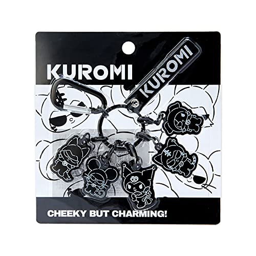Kuromi Keyring with Charm