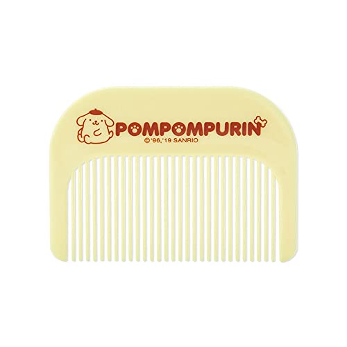 SANRIO POMPOMPURIN Face Shaped Mirror & Comb Set 963801 - WAFUU JAPAN
