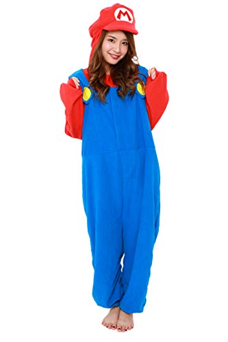 SAZAC Character Fleece Costume Super Mario - WAFUU JAPAN
