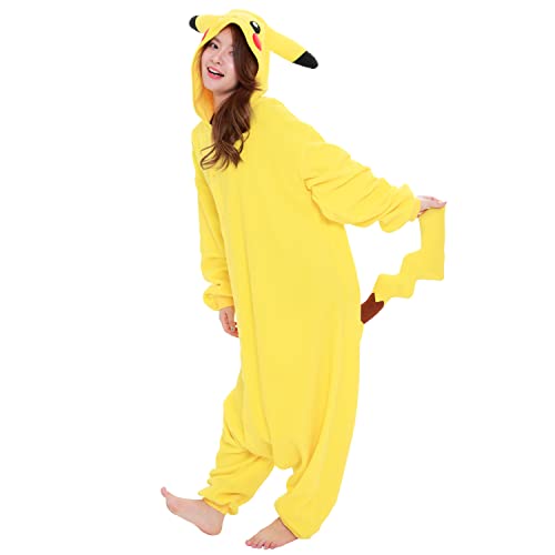SAZAC Pokemon Pikachu Fleece Fancy Dress Costume Pajamas Room Wear - WAFUU JAPAN