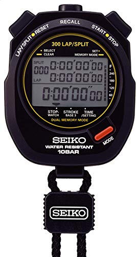 SEIKO Aquatic Swimming Sports 300 Lap Waterproof Stopwatch SVAS009 - WAFUU JAPAN