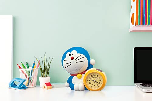 Seiko Clock Alarm Clock Alarm Clock Talking Alarm Doraemon JF383A - WAFUU JAPAN