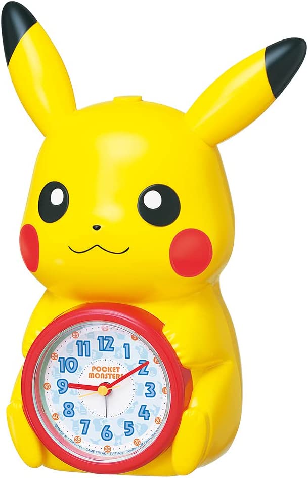 Seiko JF384A Alarm Clock, Pokémon Pikachu, Talking Alarm WAFUU JAPAN