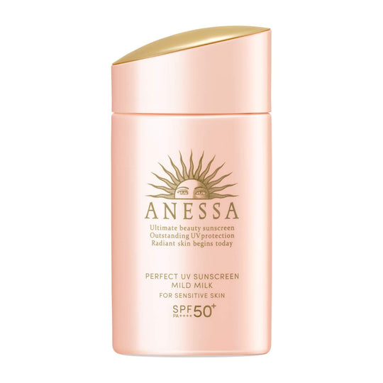 Shiseido ANESSA Perfect UV Mild Milk N 60mL [Sunscreen for face and body SPF50+/PA++++] - WAFUU JAPAN