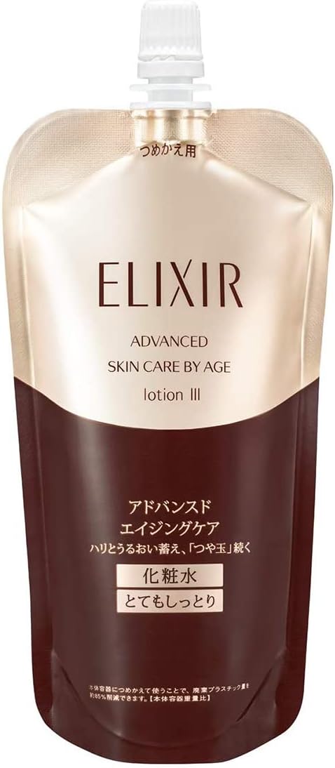 Shiseido Elixir Advanced Skin Care By Age Moisturizing Lotion T1/2/3 150ml refill - WAFUU JAPAN