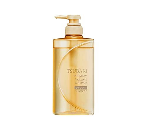 Shiseido TSUBAKI Premium Repair Shampoo Bottle 490ml - WAFUU JAPAN