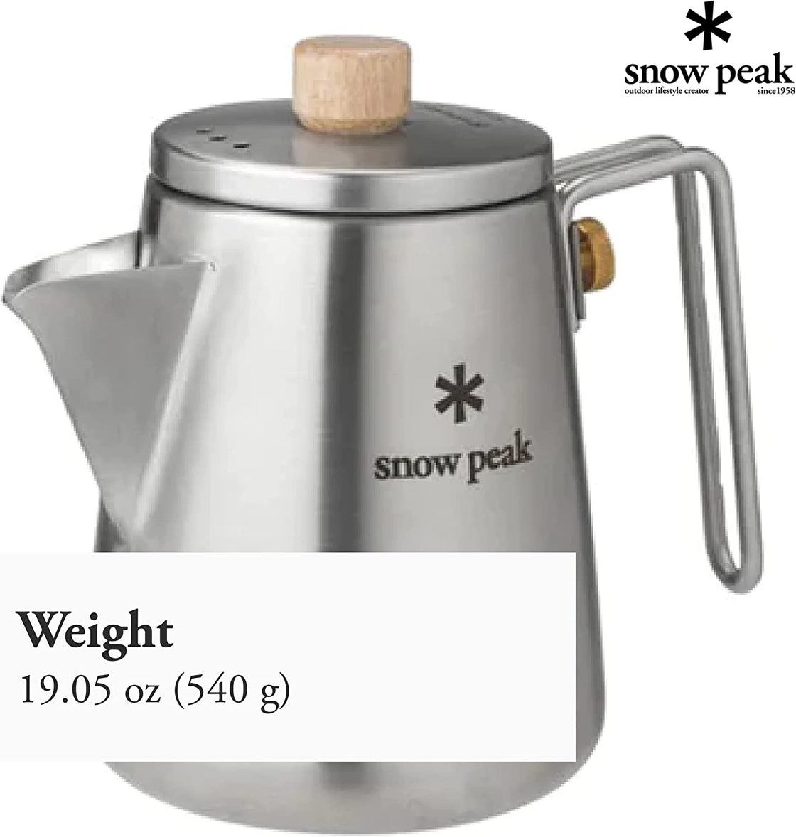 Snow Peak Field Barista Kettle CS-115 - WAFUU JAPAN
