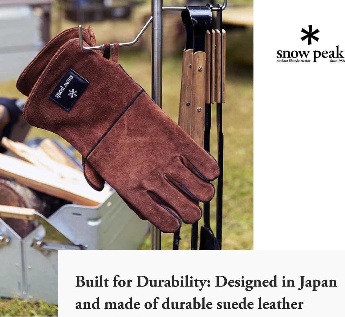 Snow Peak Fire Side Gloves UG-023BR - WAFUU JAPAN