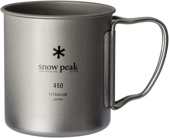 Snow Peak Titanium Single 450 Cup - WAFUU JAPAN