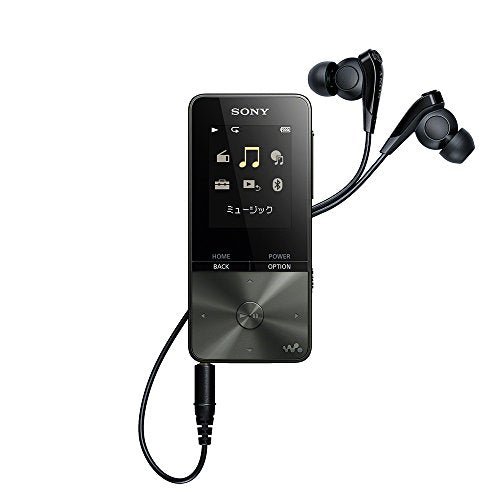SONY Walkman S Series 4GB MP3 Player with Bluetooth NW-S313 Black - WAFUU JAPAN