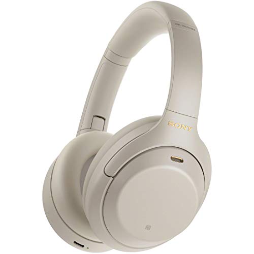 Sony WH-1000XM4 Wireless Premium Noise Canceling Overhead Headphones with Mic for Phone-Call and Alexa Voice Control Silver - WAFUU JAPAN
