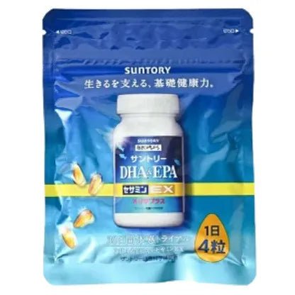 Suntory Wellness DHA & EPA Sesamin EX 30 days Pouch type Eco Pack - WAFUU JAPAN