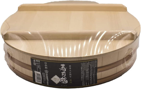 Tachibana Container Sushi Tub Lid Attached Made in Japan - WAFUU JAPAN