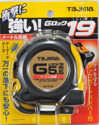 Tajima major Convex 5.5m x 19mm G-Lock 19 GL1955BL - WAFUU JAPAN