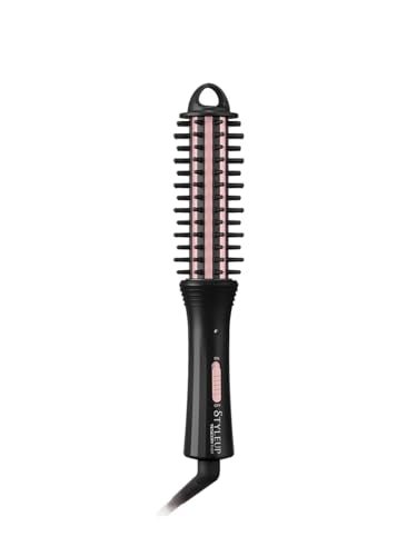 TESCOM Roll Brush Hair Iron Black THR7-K AC100-120V