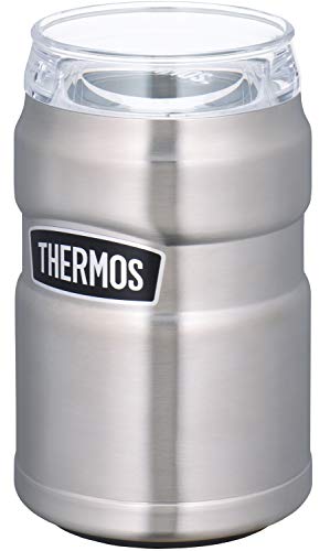 THERMOS Outdoor Series Cold Storage Can Holder for 350ml cans ROD-002 Silver - WAFUU JAPAN