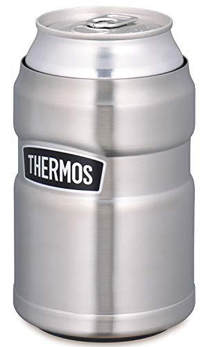THERMOS Outdoor Series Cold Storage Can Holder for 350ml cans ROD-002 Silver - WAFUU JAPAN