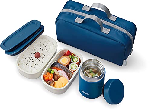 Thermos Vacuum Insulated Soup Lunch Set - Navy JEA-800 NVY – WAFUU JAPAN