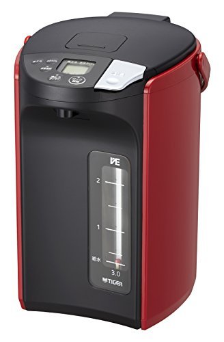 TIGER ELECTRIC Kettle 3.0L Vaporless VE Electric Hot Water Bottle Red –  WAFUU JAPAN