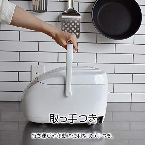 TIGER Rice Cooker 5.5 Rice Cooker with Microcomputer Cooking Menu White JBH-G101W - WAFUU JAPAN