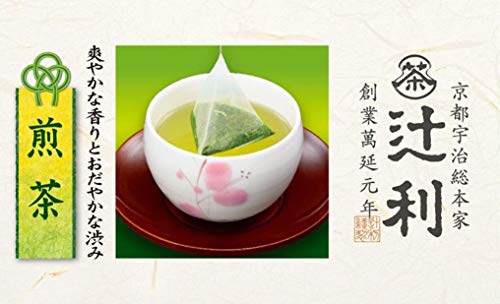 TSUJIRI Sen-cha Triangular shaped tea bag 50P - WAFUU JAPAN