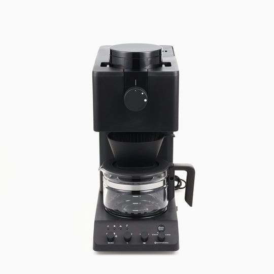 Twinbird Fully Automatic Coffee Maker with Mill Mortar Type 3Cups CM-D457B - WAFUU JAPAN