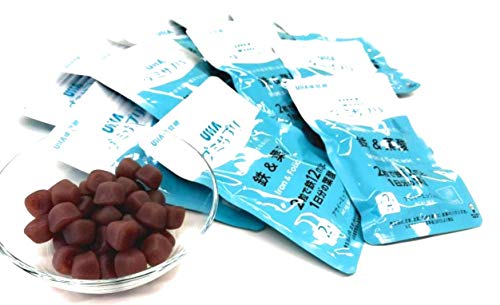 UHA Gummi Supplements Iron & Folic Acid Acai Mix 220 capsules for 110 days - WAFUU JAPAN