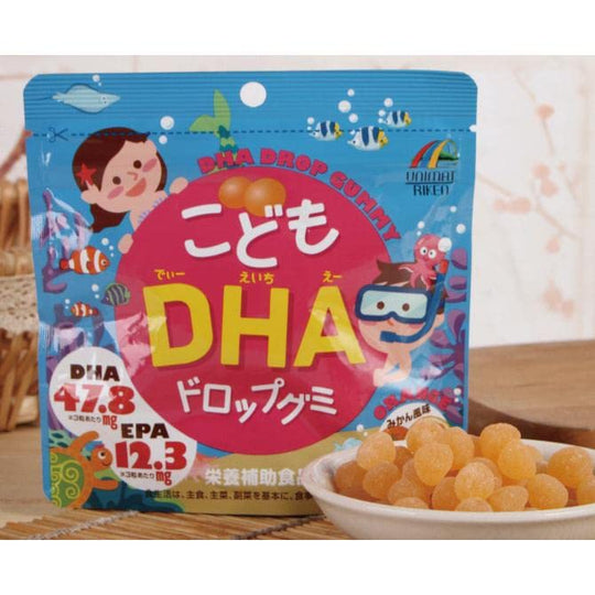 Unimat Riken Children's DHA Drop Gummies 90 grains - WAFUU JAPAN