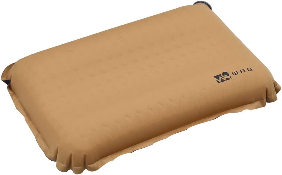 WAQ RELAXING CAMP PILLOW waq-rcp1 Camp pillow Car overnight urethane inflatable pillow - WAFUU JAPAN