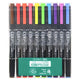 Zebra Fluorescent Pen Optexcare 10 colors WKCR1-10C